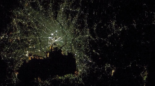 tokyo from space